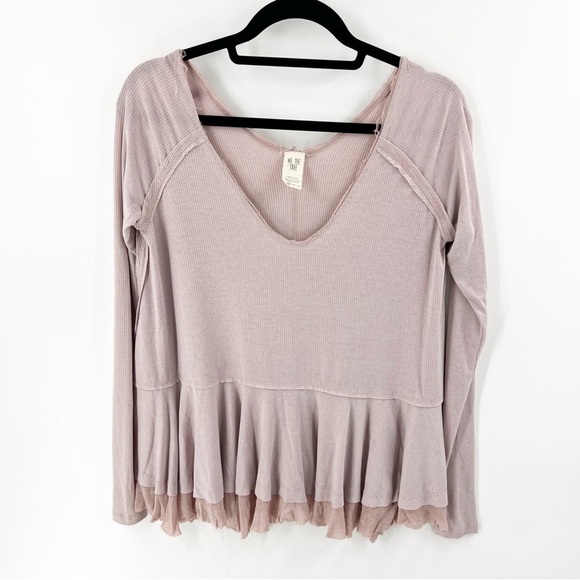 ✅ FREE PEOPLE WE the Free Tangerine Tunic Top Pink Oversized Size X-Small - Picture 1 of 7